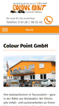 Mobile Screenshot of colourpoint-lackiererei.de